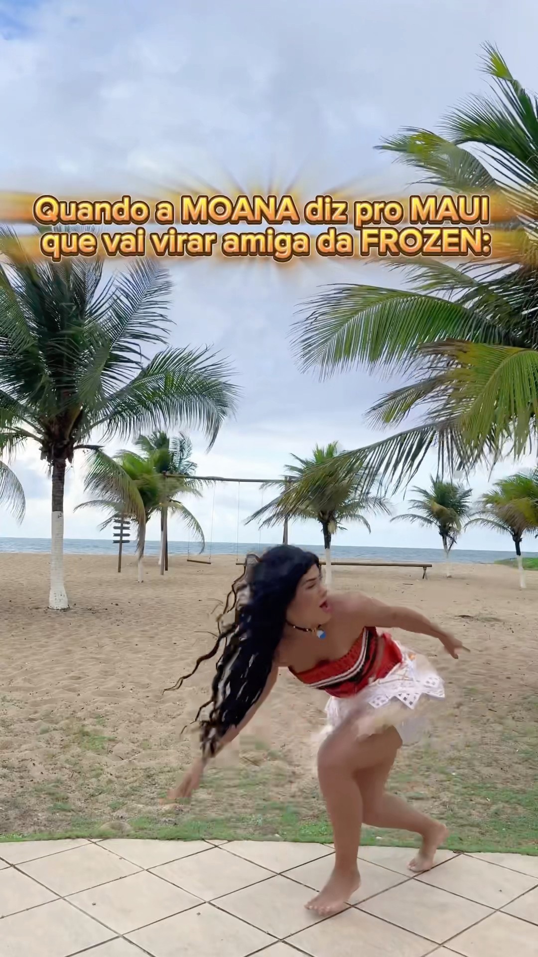 Corre MOANA corre!​⁠@mayca.brasil #challenge #maui #funnymemes #funny #short