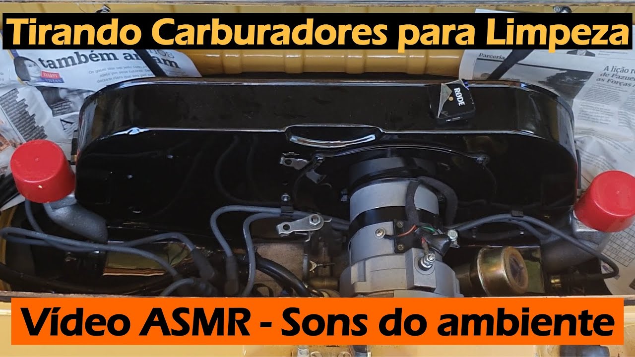 Tirando os Carburadores para Limpeza - Vídeo sem falar nada,