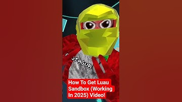 How to Get Luau Sandbox (Working In 2025) Video