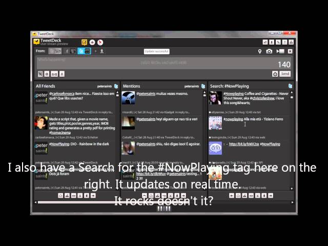 TweetDeck User Stream Preview Demo