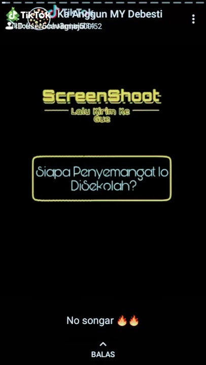 Screenshort lalu kirim ke gue