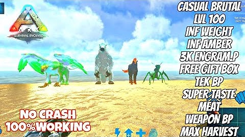 ARK MOBILE MOD SAVE DATA | PRIMALPASS| CASUAL BRUTAL |INFAMBER |UNLIMITED RESOURCESETC..