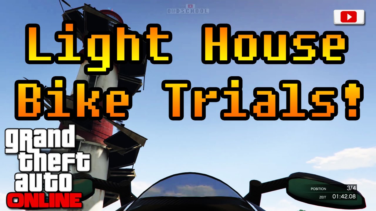 Grand Theft Auto 5 Online - Lighthouse Bike Trials! (Landrennen/Ego Sicht/PlayStation 4)