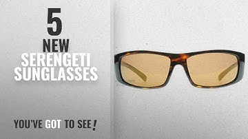 Hot New Serengeti Sunglasses [2018]: Serengeti 7703 Dark Tortoise Fasano Wrap Sunglasses