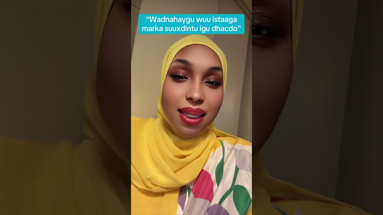 Xalad halis ah: wadnahaygu wuu istaga inta suuxdintu igu dhacdo 