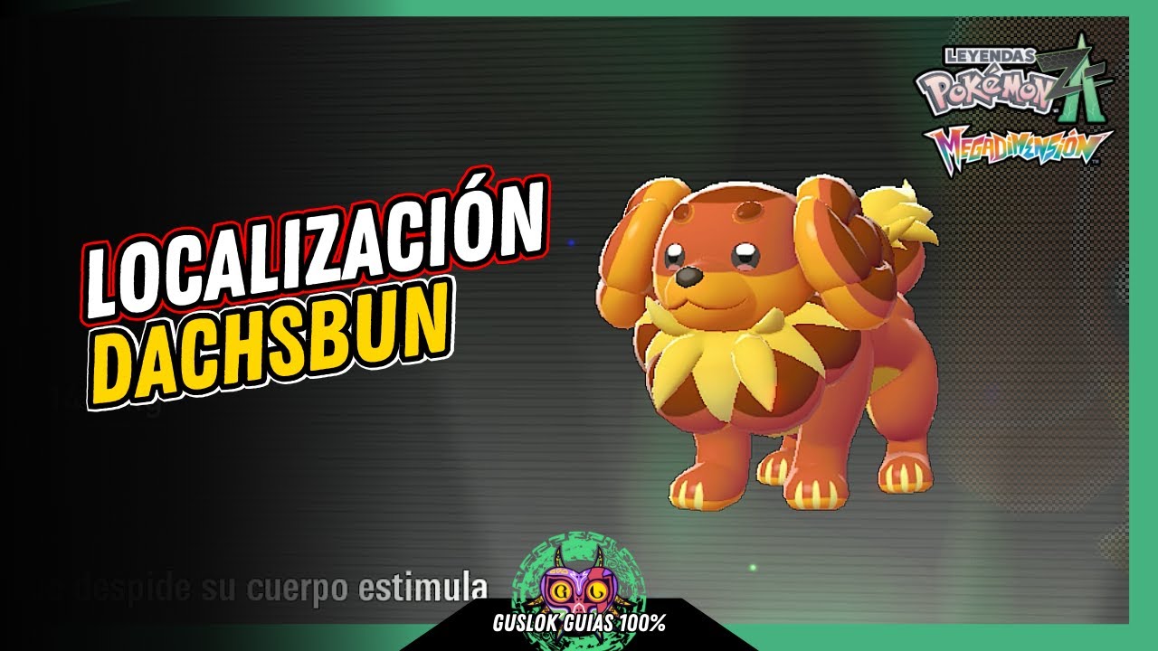 Leyendas Pokemon: Z-A Megadimension - UBICACIÓN de DACHSBUN