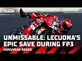 INCREDIBLE: Lecuona's MIRACOLOUS save at Balaton Park 😳 | 2026 #HungarianWorldSBK 🇭🇺