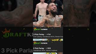 #UFCVegas112 we hit another parlay leg with Brito!!  #ufc #mma #ufcbetting #sportsbetting