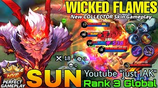 Wicked Flames Sun New COLLECTOR Skin Perfect Play! - Top 3 Global Sun by Youtube 