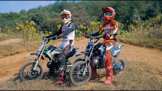 M2R Kx110F Vs Kxf125 Pit-Bike Face-Off On Track