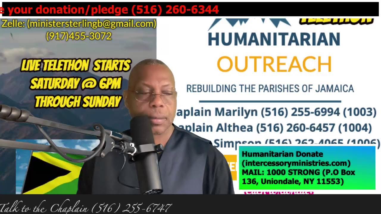 Sterling in the MORNING REAL TALK ... TELETHON FUNDRAISER