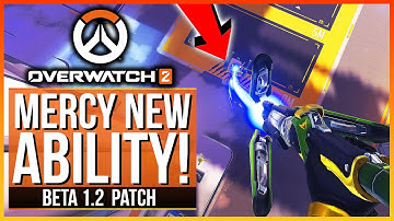 Mercy NEW Ability: Guardian Angel 2.0! Overwatch 2 Beta 1.2 Patch!