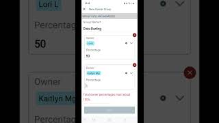 Stable Secretary mobile app: owner groups screenshot 3