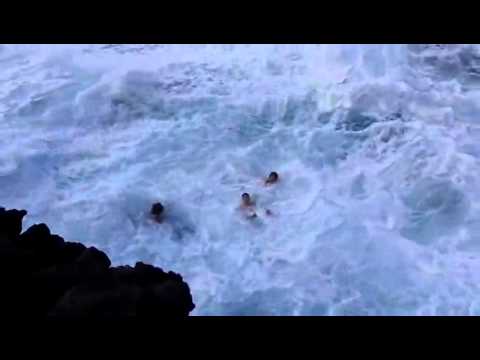 Pensavam que era só uma piscina natural tranquila Pensavam que era só uma piscina natural tranquila