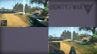 Planetside 2 Weapon comparison: Saron HRB vs Halberd Rocket Launcher @ 100m