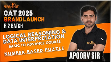 CAT 2025 R2 Batch Grand Launch||  NUMBER BASED PUZZLE || CAT 2025 || LRDI