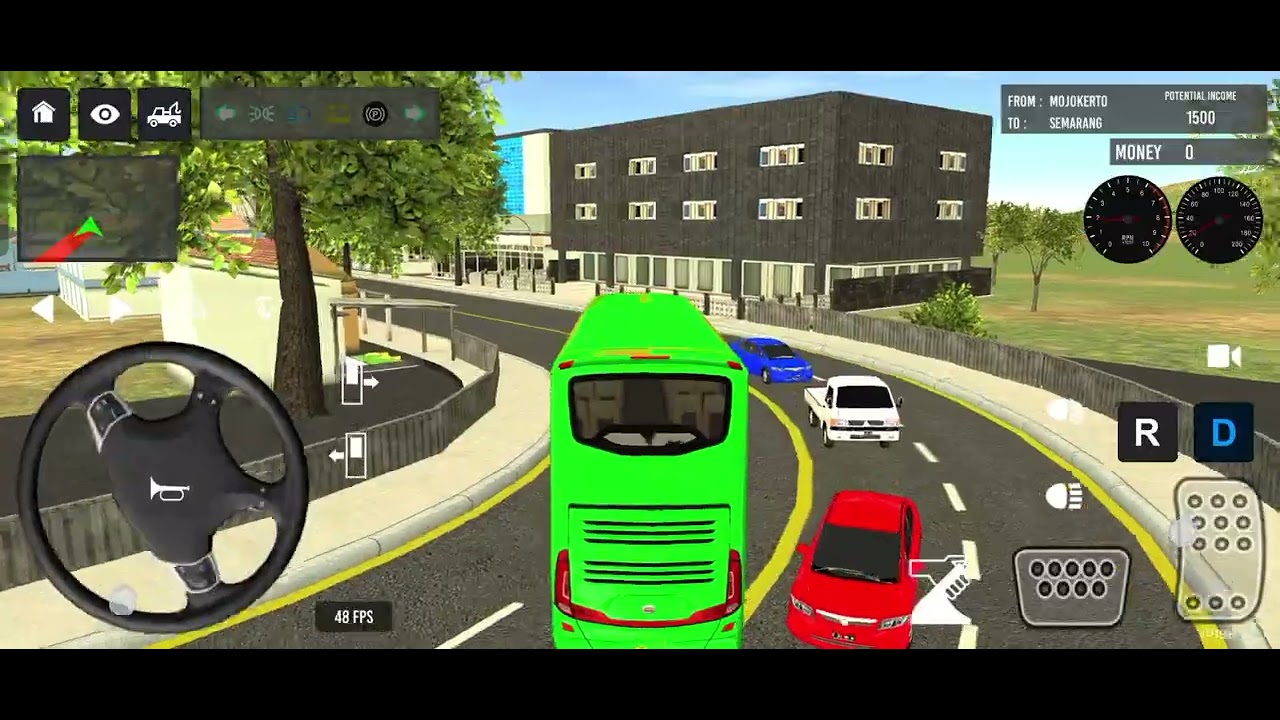 euro coach bus simulator 💥🤩|| new indonesia coach bus simulator - Android gameplay ‪