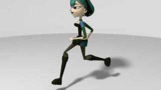 3d Gwen run cycle test