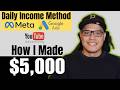 Daily Income Method + Affiliate Marketing Traffic Agency Tutorial