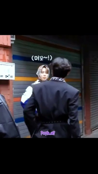 jimin seperti ahjuma,jungkook pun tertawa 😂 #jimin #jungkook #bts