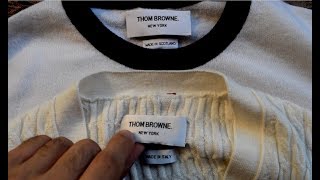 Fake or Real Thom Browne? Ways of knowing