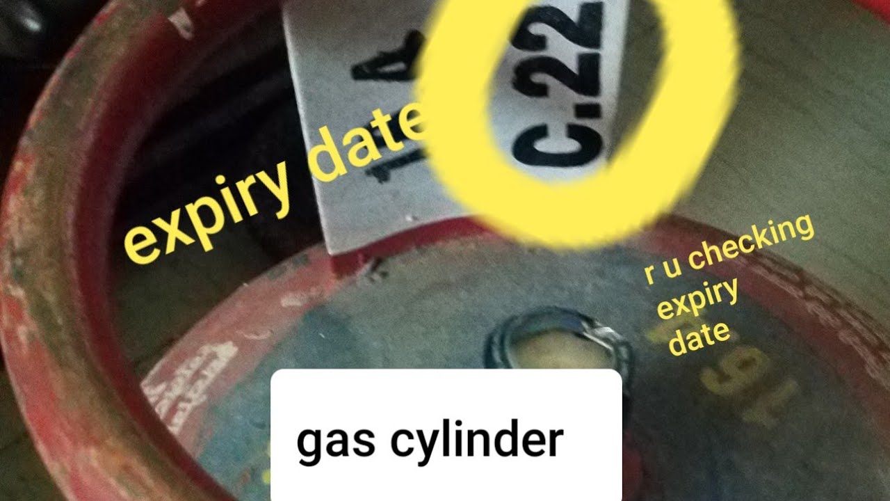 Check the expiry date on cylinder..learn how to read expiry YouTube