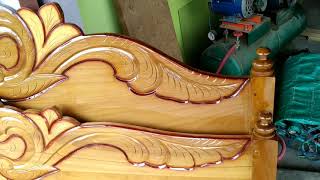 palang simple wooden bed