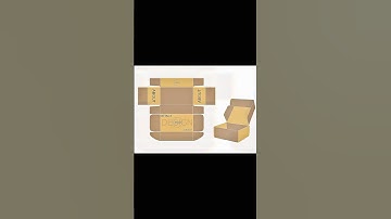 Box Packaging design in coreldraw 2024