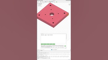 ChatGPT Fusion 360 Prompt Integration #cad #chatgpt #fusion360