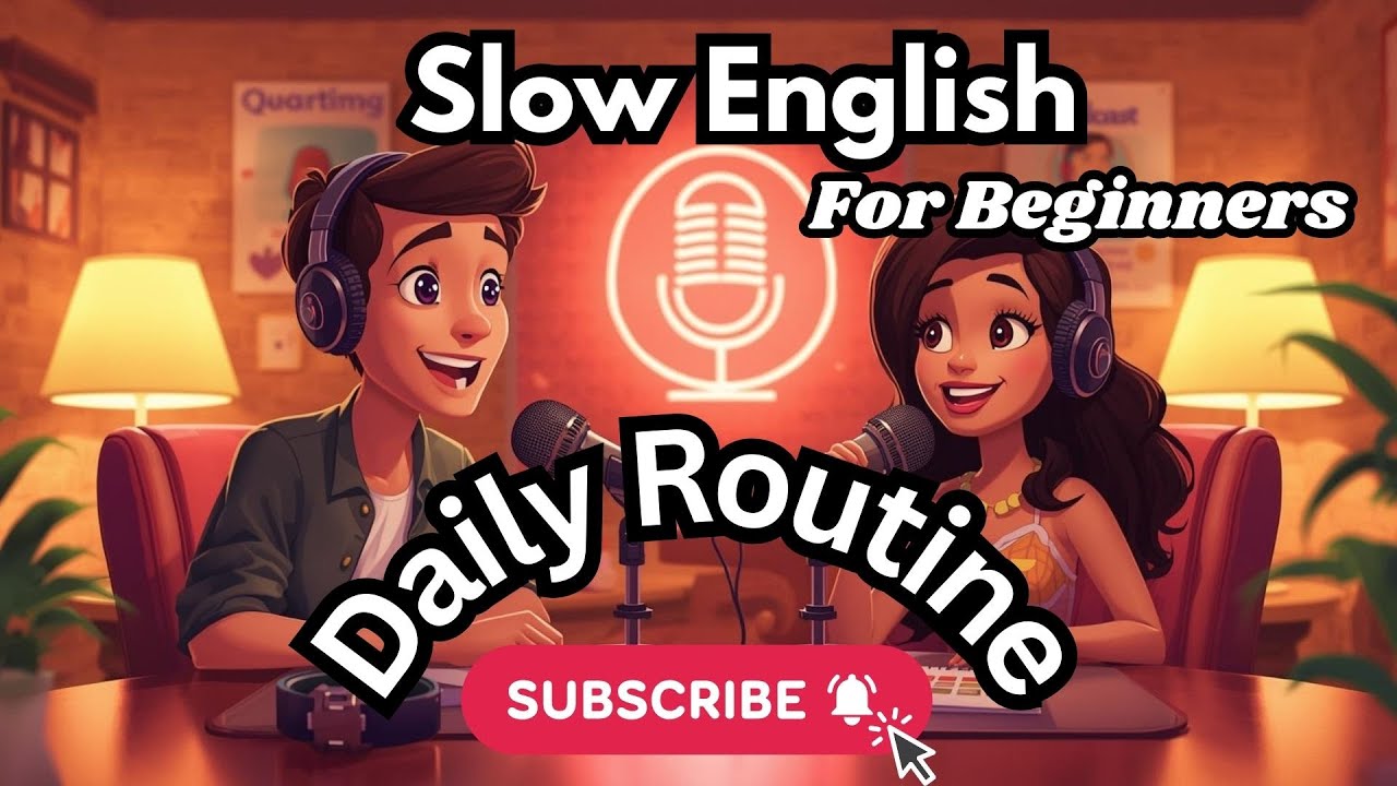 Daily Routine | Slow English For Beginners - YouTube