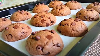 চকলেট চিপ কুকিজ /Chocolate Chip Cookies Recipe In Bangla