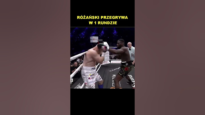 ŁUKASZ RÓŻAŃSKI PRZEGRYWA W 1 RUNDZIE Z LAWRENCE OKOLIE