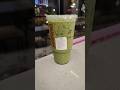 DUNKIN DONUTS: LARGE HAZELNUT COOKIE BUTTER ICED MATCHA LATTE (READ DESCRIPTION)