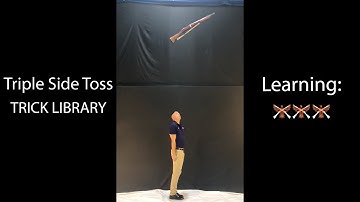 Triple Side Toss - Intermediate Level - TRICK LIBRARY