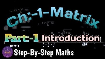 DIPLOMA SEM 2 MATHEMATICS CH 1 MATRICES | APPLIED MATHEMATICS |ENGNINEERING MATHEMATICS | PART 1