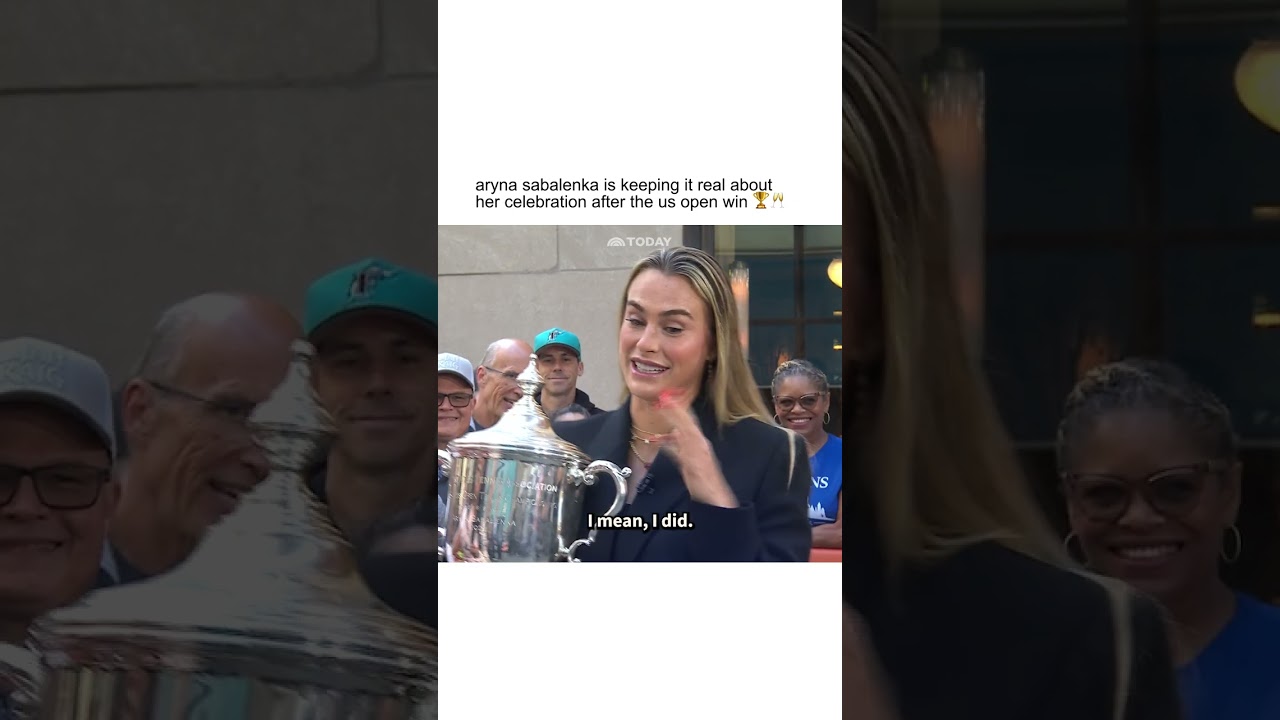 Aryna Sabalenka joins us to talk about her US Open celebrations