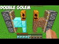 How to CREATE A DOUBLE GOLEM in Minecraft ? DIAMOND DIRT GOLEM !