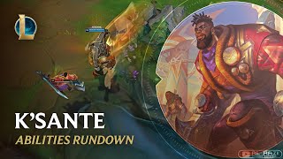 League of Legends champion K'Sante's full gameplay abilities and kit -  Polygon