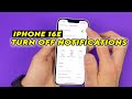 iPhone 16e : How to Turn OFF Notifications