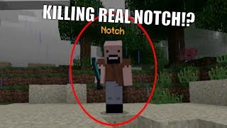 [MUST SEE!] I KILLED NOTCH IN MINECRAFT!? (REAL NOTCH)