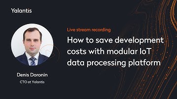 How to save dev costs with modular IoT data processing platform. Denis Doronin, CTO, Yalantis