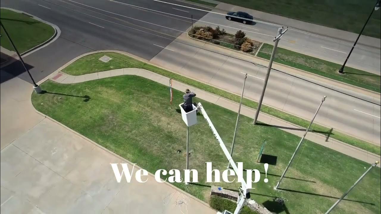 Commercial Flagpole Repair Edmond, OK YouTube