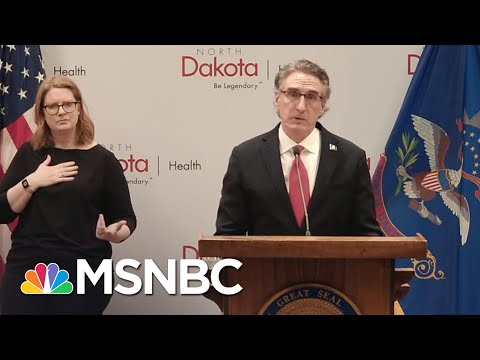 North Dakota Gov. Burgum Makes Emotional Plea On Wearing Face Masks | MSNBC