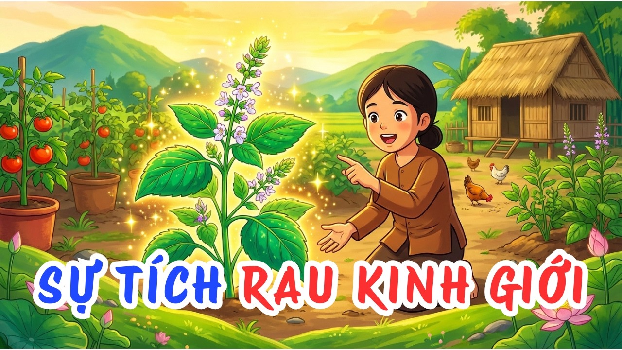 SỰ TÍCH RAU KINH GIỚI - TRUYỆN CỔ TÍCH DÂN GIAN