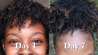 7-Day Morning & Night Routine for Short Natural Hair| Wash and Go Preservation