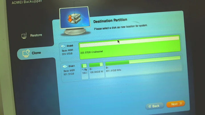 How to clone only Windows 7/8/10 partition on a new drive. OS Cloning.