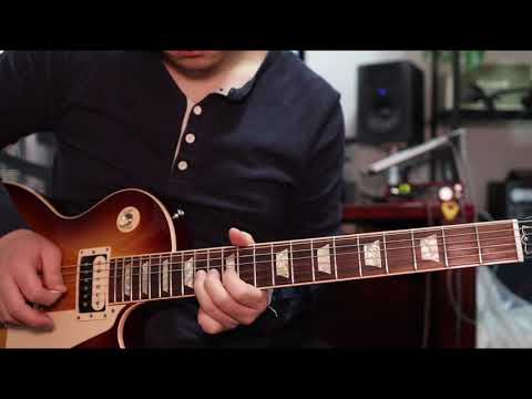 海阔天空 尾奏 电吉他solo Gibson