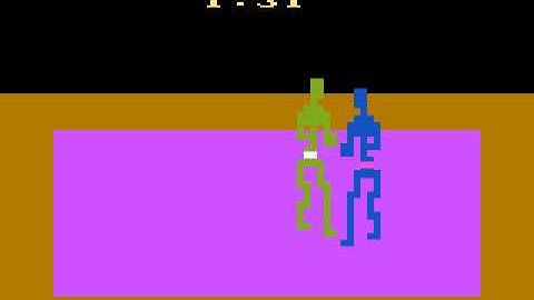 Atari 2600 Game:  Kung Fu [PAL version] (1982 Froggo Games Corporation)