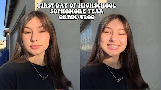 Grwm First Day Of Highschool Vlog Sophomore Year 2019