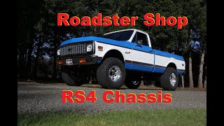 Roadster Shop RS4 4x4 chassis and supercharged LT4 engine powered 1972 Chevy truck by MetalWorks.